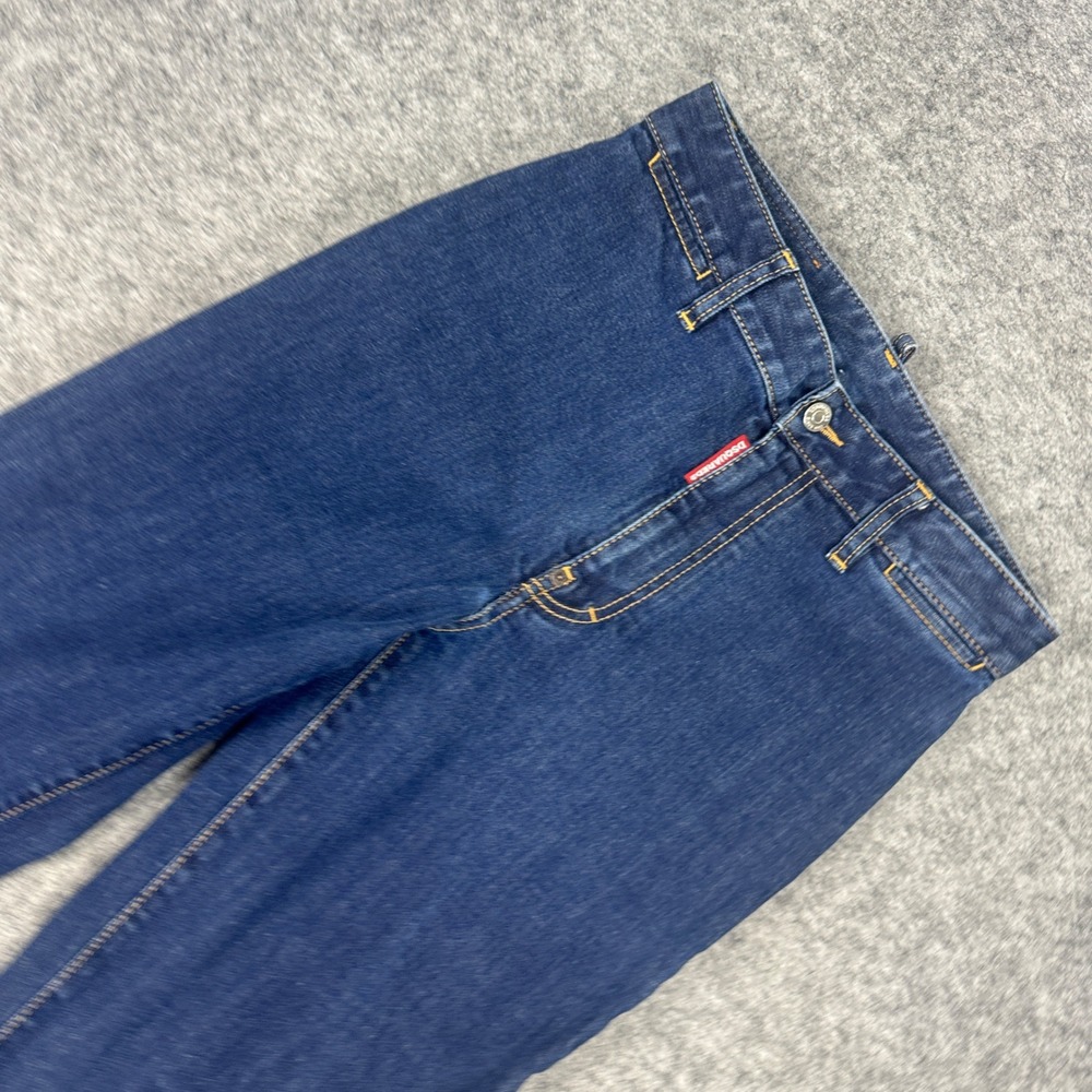 DSQUARED2 Mens Dark Wash Wide Leg Jeans Blue Size 28 x 29 Made in Italy